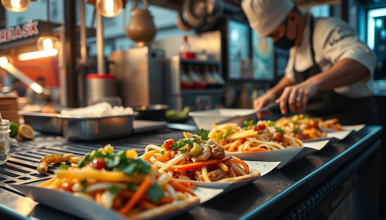 Comforting family dinner served at home