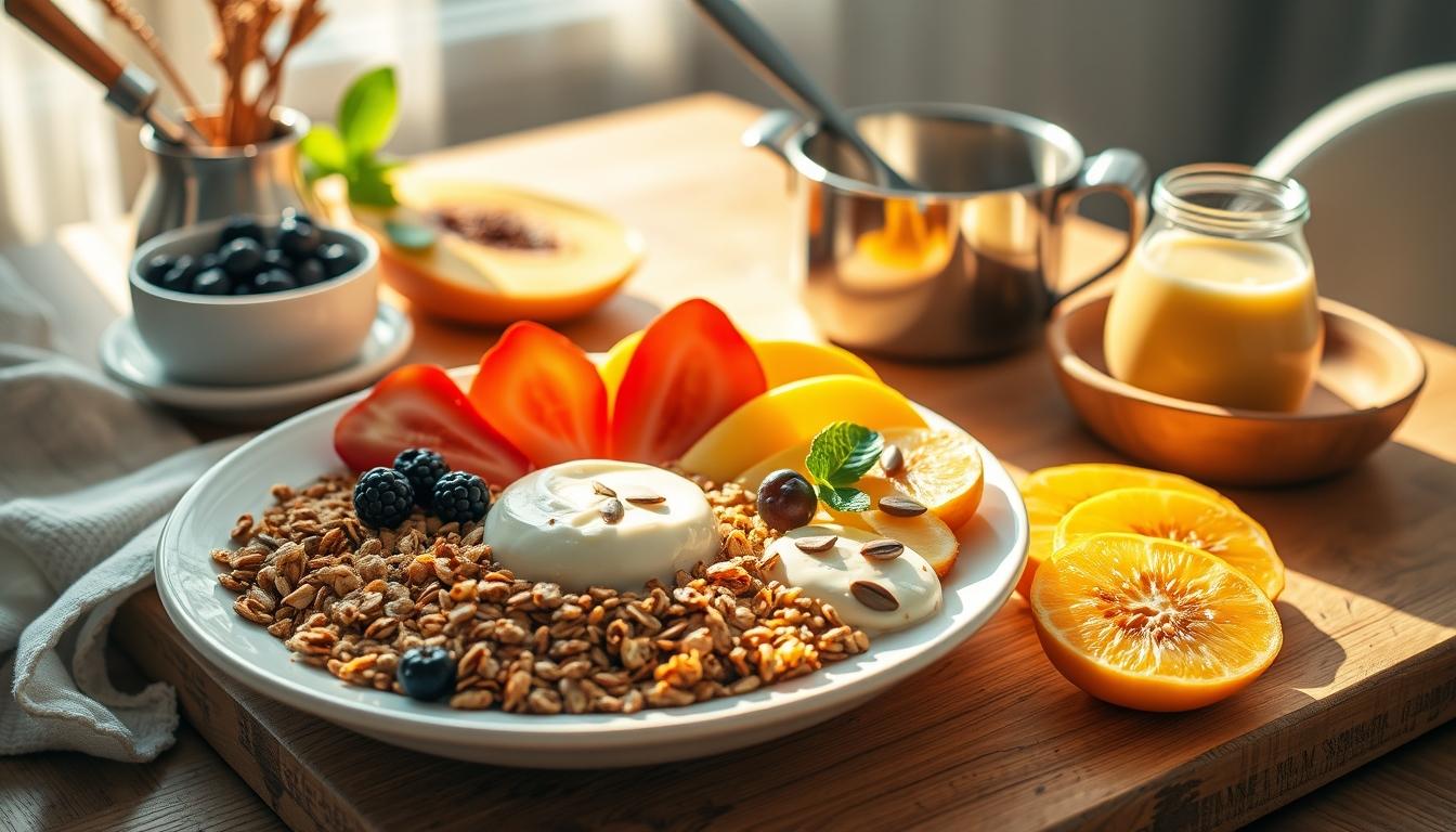 Home cook preparing ingredients in the kitchen